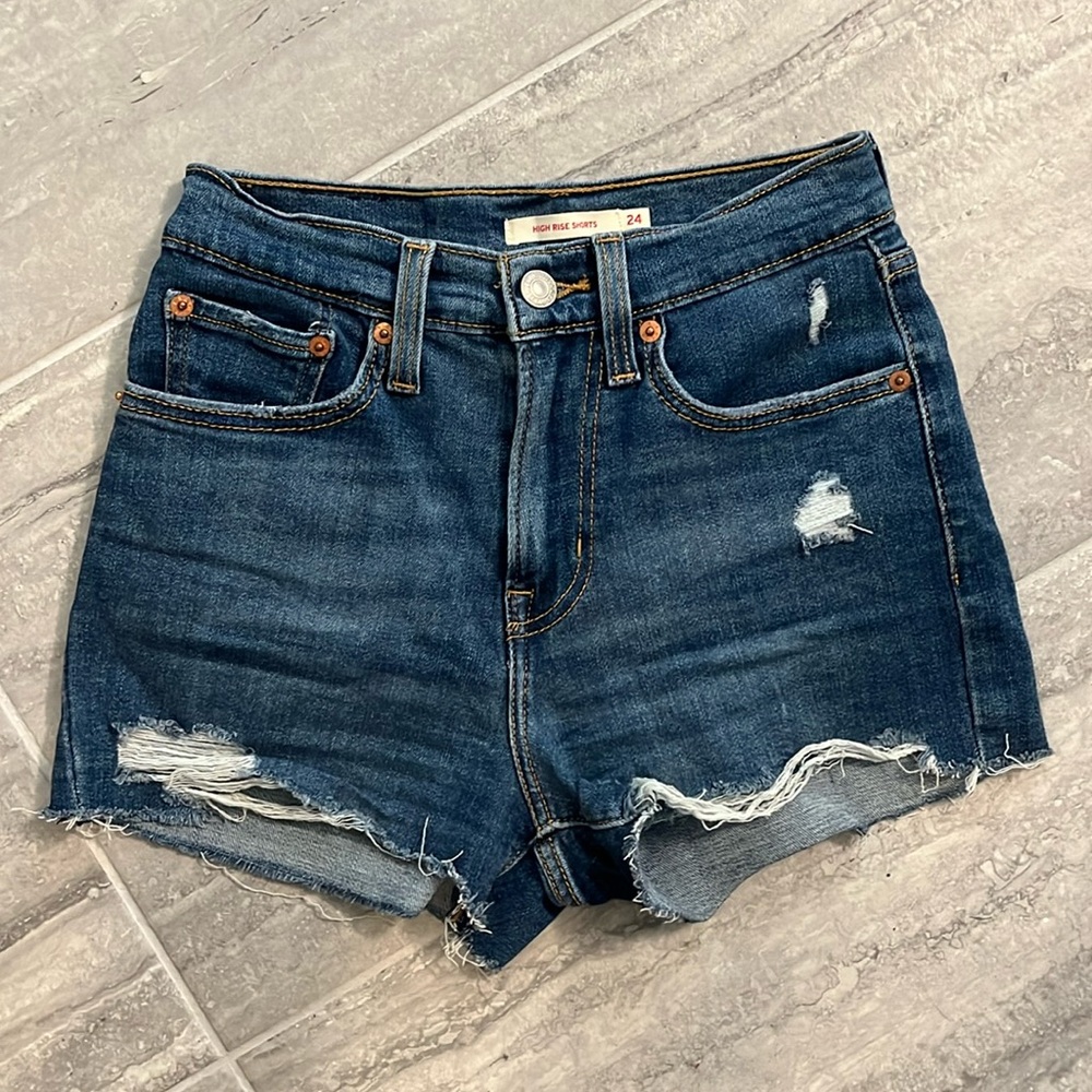 Levi’s High Rise Jean shorts